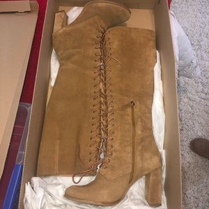 Brown Suede Boots